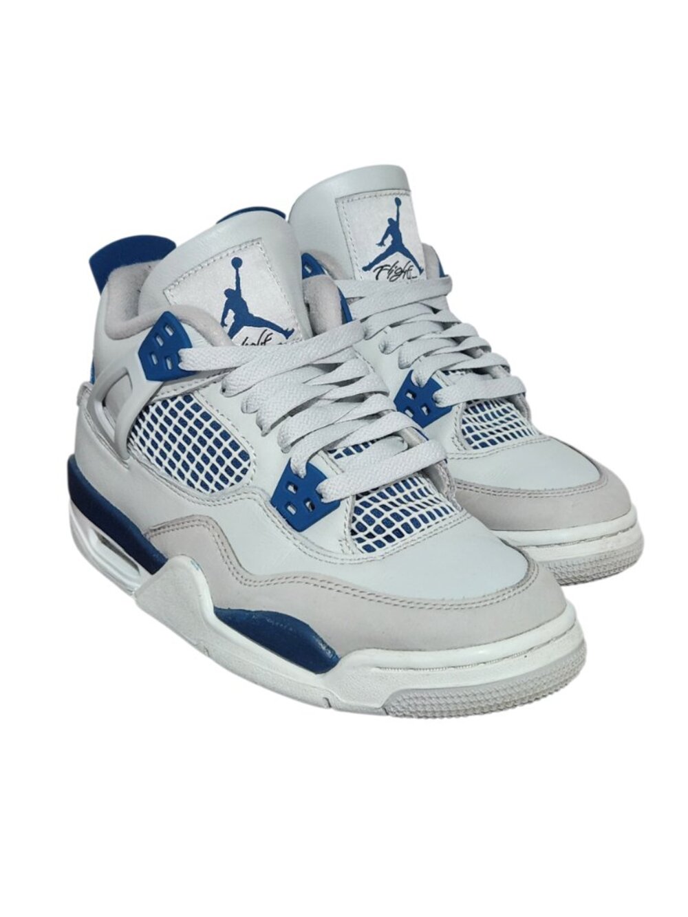 Jordan 4 Retro Military Blue GS HF4281-141 Size 4.5Y